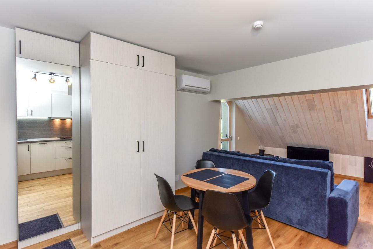 Apartmán Geliu Terasos - Studija Su Balkonu Juodkrantė Exteriér fotografie